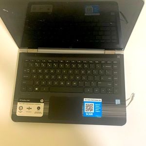 A broken HP Pavilion x360 laptop